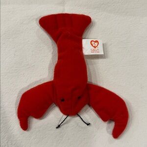 VINTAGE🦞TY TEENIE BEANIE BABY PINCHERS THE RED LOBSTER 1998